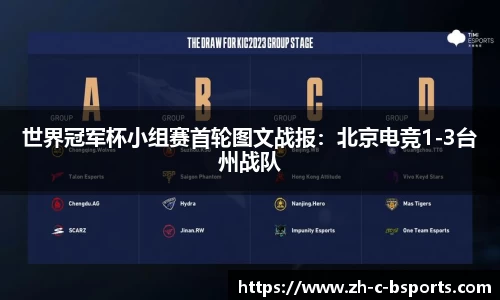 世界冠军杯小组赛首轮图文战报：北京电竞1-3台州战队